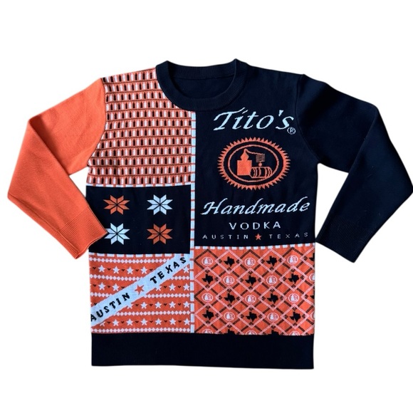 Novelty Tito’s Vodka Holiday Sweater - Picture 1 of 4